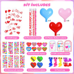 HKKDKTA gift bags with stickers and cards ready for classroom gifting