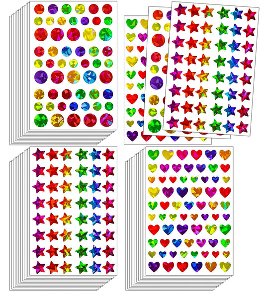 HLARTNET dots stickers 6x4in sheet for classroom rewards and crafts.