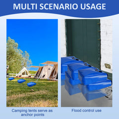 Hlimior portable sandbags with handles simplify transport and positioning.