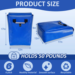 Hlimior sandbags with 50 lb capacity for stable outdoor setups.