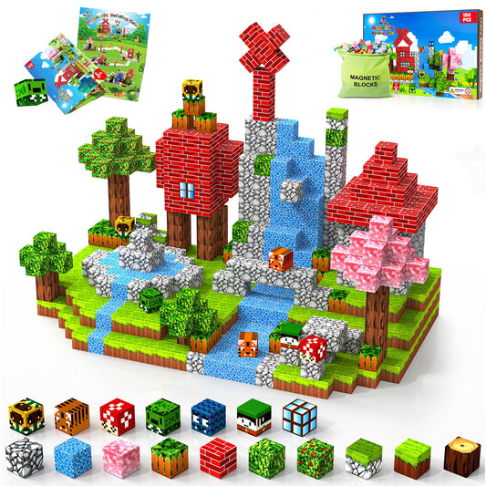 Hltyigr forest-themed magnetic blocks spark imaginative play and storytelling