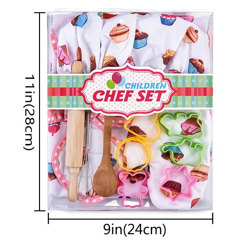 HmiL-U Dress-up chef set offers a complete costume for festive cooking play.
