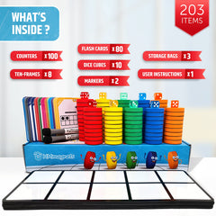 HMmagnets dice set for engaging math games and hands-on learning.