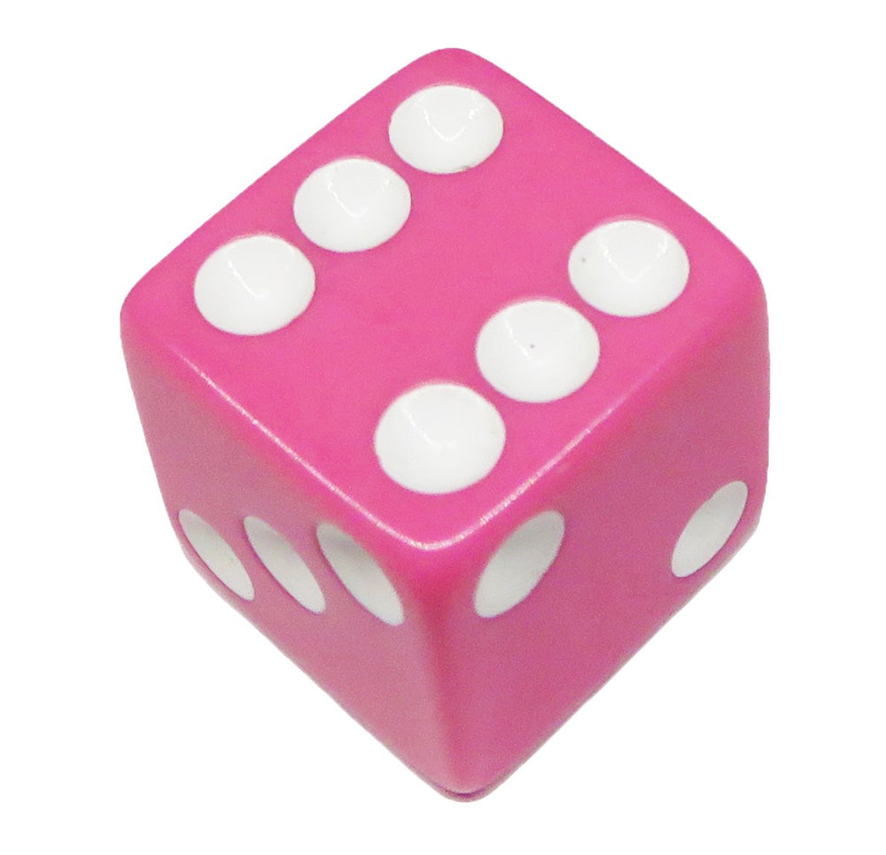 Vibrant pink Hobby Monsters dice set ideal for classroom activities