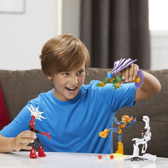Hobgoblin with pumpkin bombs sparks dramatic play moments.
