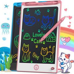 Hockvill LCD writing tablet front view shows kid-friendly design.