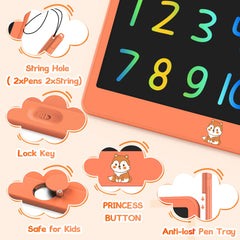 Hockvill travel-friendly doodle board: ideal for car and plane trips.