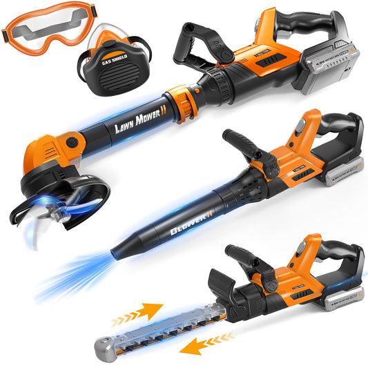 Hodurgyi 3-in-1 light-up weed wacker toy inspiring imaginative yard play