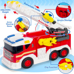Water spray action on Hodurgyi fire truck toy for interactive fun