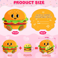 Hodurgyi snack-shape donut keychain, soft squishy fun and tactile relief