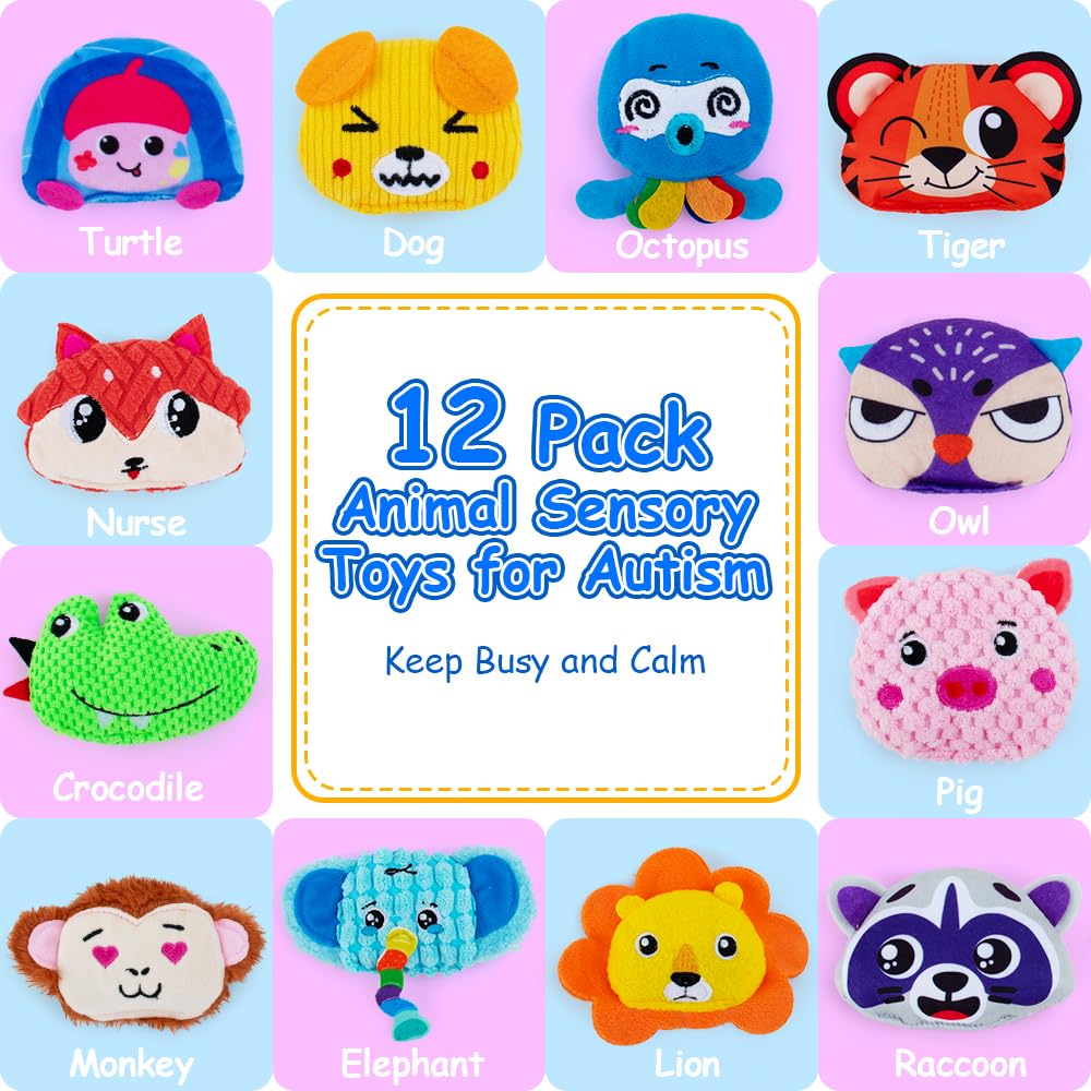 HOESDA Sensory Bean Bag with animal shapes sparks imaginative play and motor skills