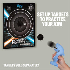 Squeeze to launch with Hog Wild Shark Ball Popper delivering quick foam shots.