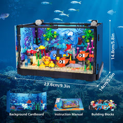 HOGOKIDS durable plastic aquarium pieces designed for repeated play