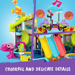 HOGOKIDS Friends Water Park ice cream bike cart adds whimsical treats