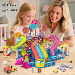 HOGOKIDS Friends Water Park lifeguard tower centers supervision in play