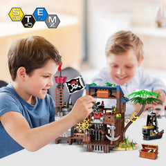 HOGOKIDS gift-set pirate ship kit appeals as a special occasion surprise.