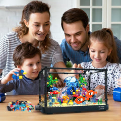 HOGOKIDS LED lighting highlights the underwater scene for dramatic effect