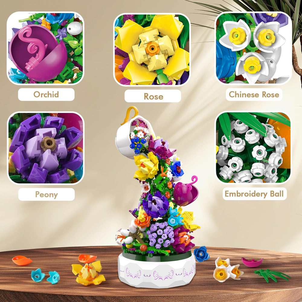 HOGOKIDS rotating music box base adds dynamic motion to displays.