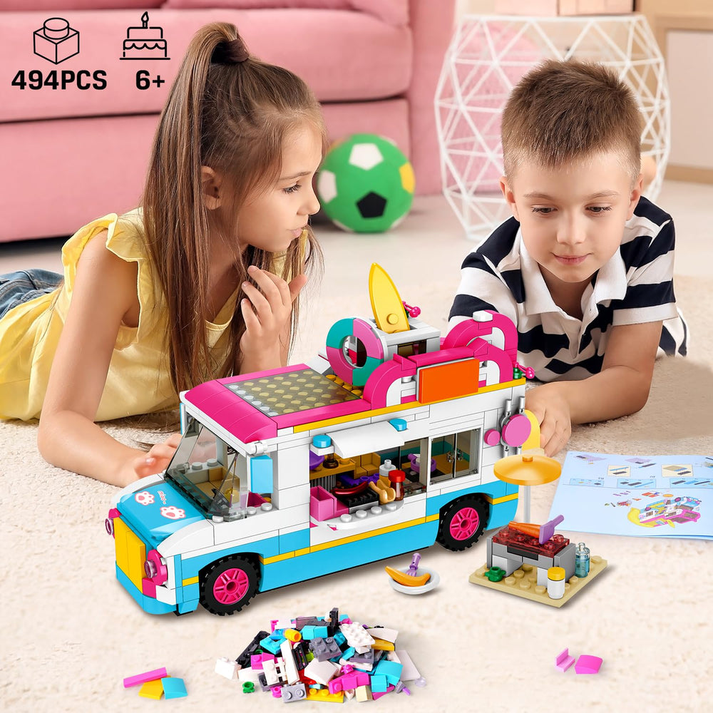 HOGOKIDS slide and swimming ring encourage active, imaginative adventures