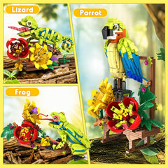 HOGOKIDS tropical plants scene: lush backdrop enhances home decor.