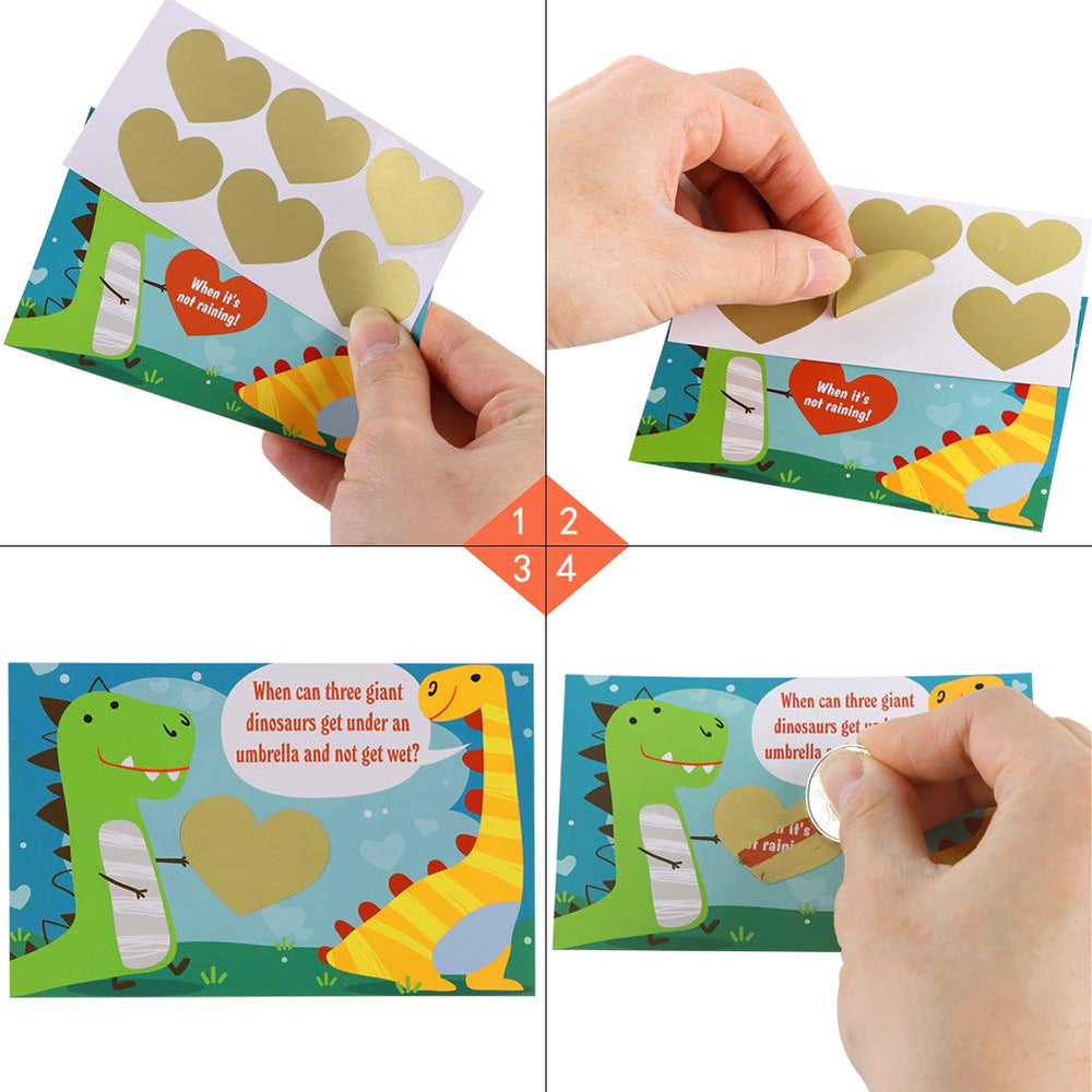 Hohomark valentines cards used as party favors