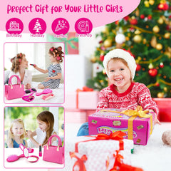 Hohosunlar fake makeup kit provides safe, mess-free cosmetics for kids' play.