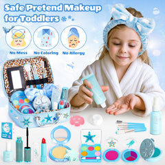 Hohosunlar glitter eyeshadows spark creativity during Frozen-inspired playtime.