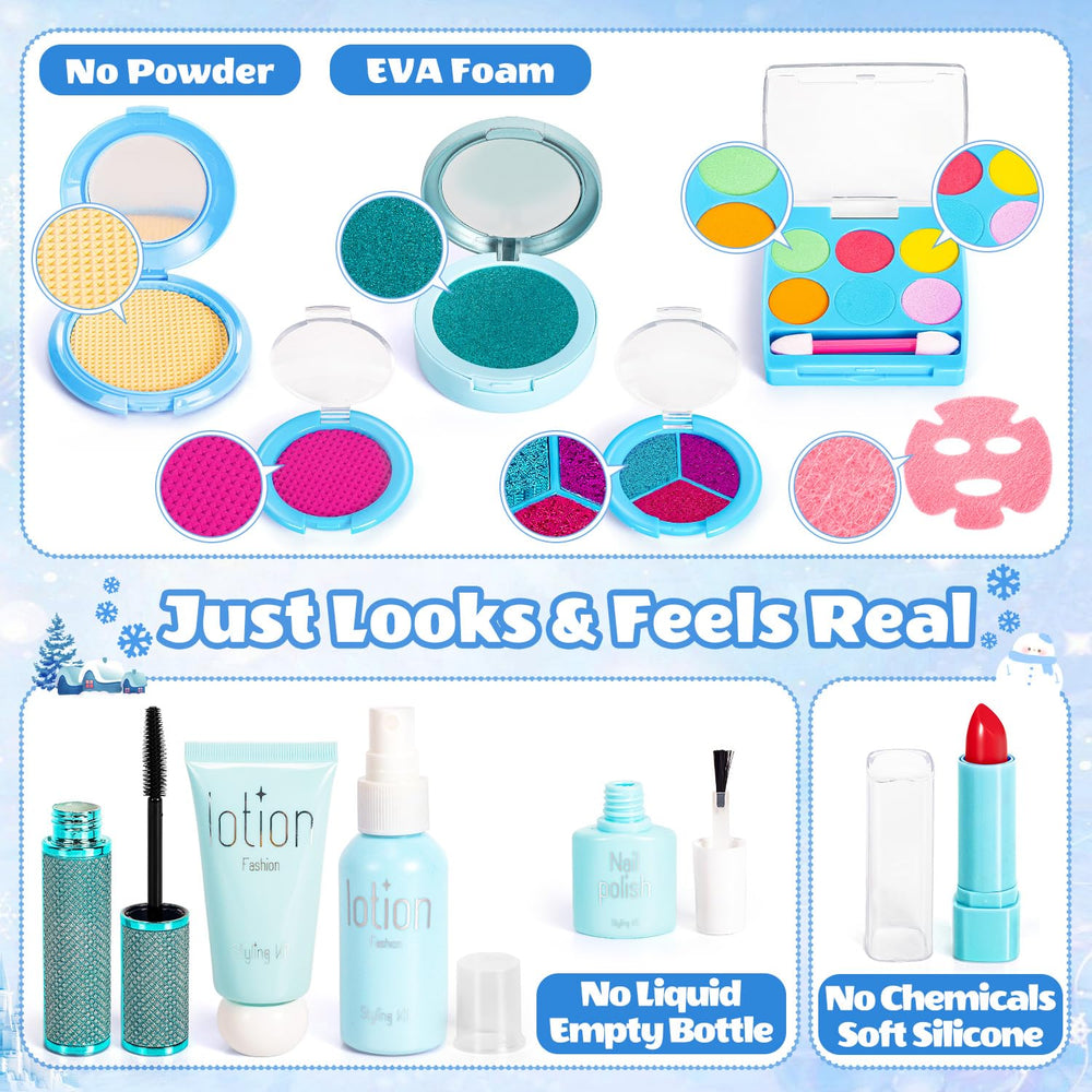 Hohosunlar lipstick for pretend makeup artistry in kid-friendly play sessions.