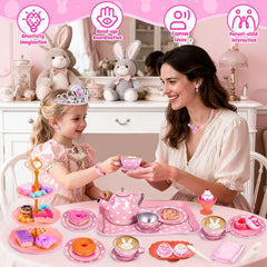 Hohosunlar 3-tier cake stand with 20 dessert toys for pretend treats