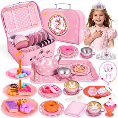 Hohosunlar tea party set teapot for safe, imaginative play