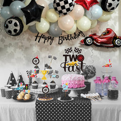 Hokinaa two fast cake toppers display 24 cupcake toppers in varied patterns.