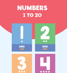 Hola Amigo bilingual shapes cards help kids name shapes in English and Spanish
