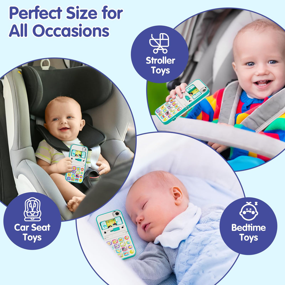 Hola Baby Phone Toy illuminated buttons stimulate sensory play and sound recognition