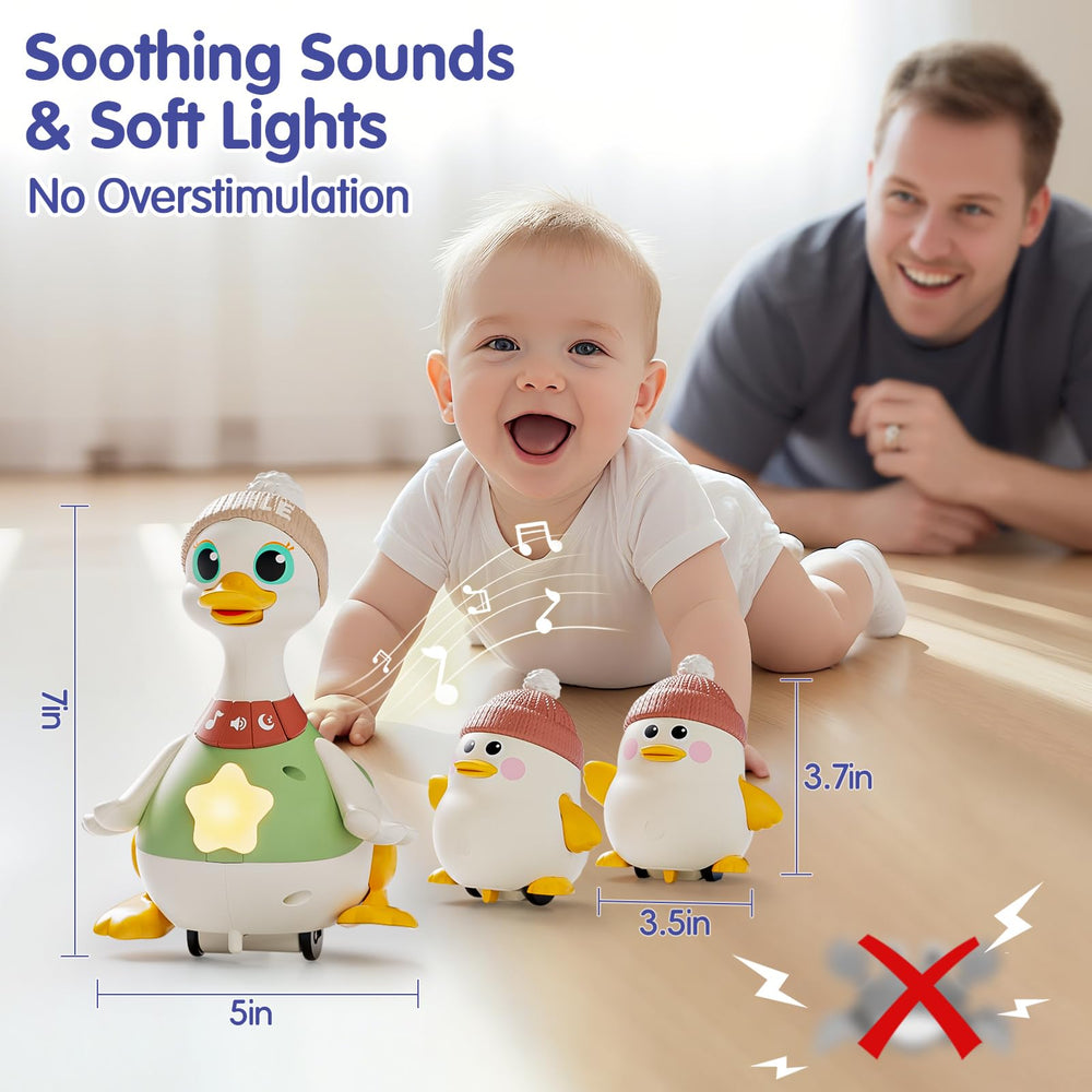 HOLA Mama and Baby ducks showcase tummy time play and bonding