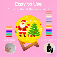 HOLA decorative night light doubles as a cozy bedroom centerpiece.