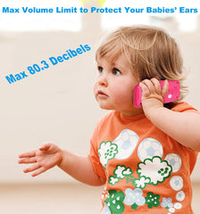 Hola Toys phone with flashing lights supports early learning activities.