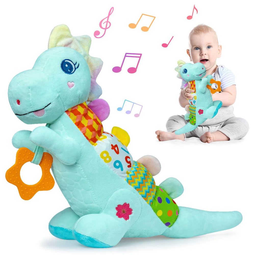 Holaxander Baby Dino plush head music soothing moment in play