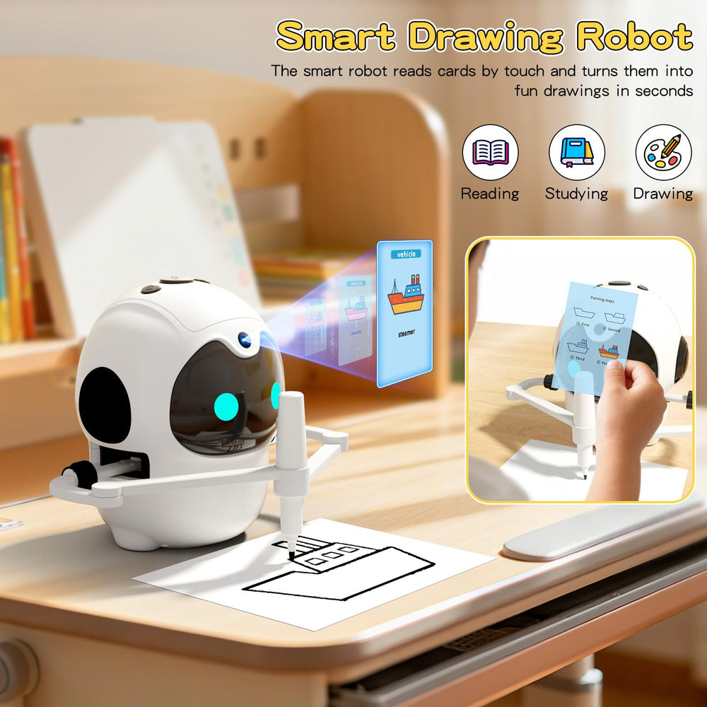 HOLIBIBE drawing robot 12 markers enable colorful, expressive artwork