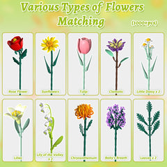 Holiky adjustable-petal-stem-design lets you customize bouquets