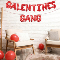 Holiwoer Galentines banner auto-seal, seals after inflation to prevent air leaks.