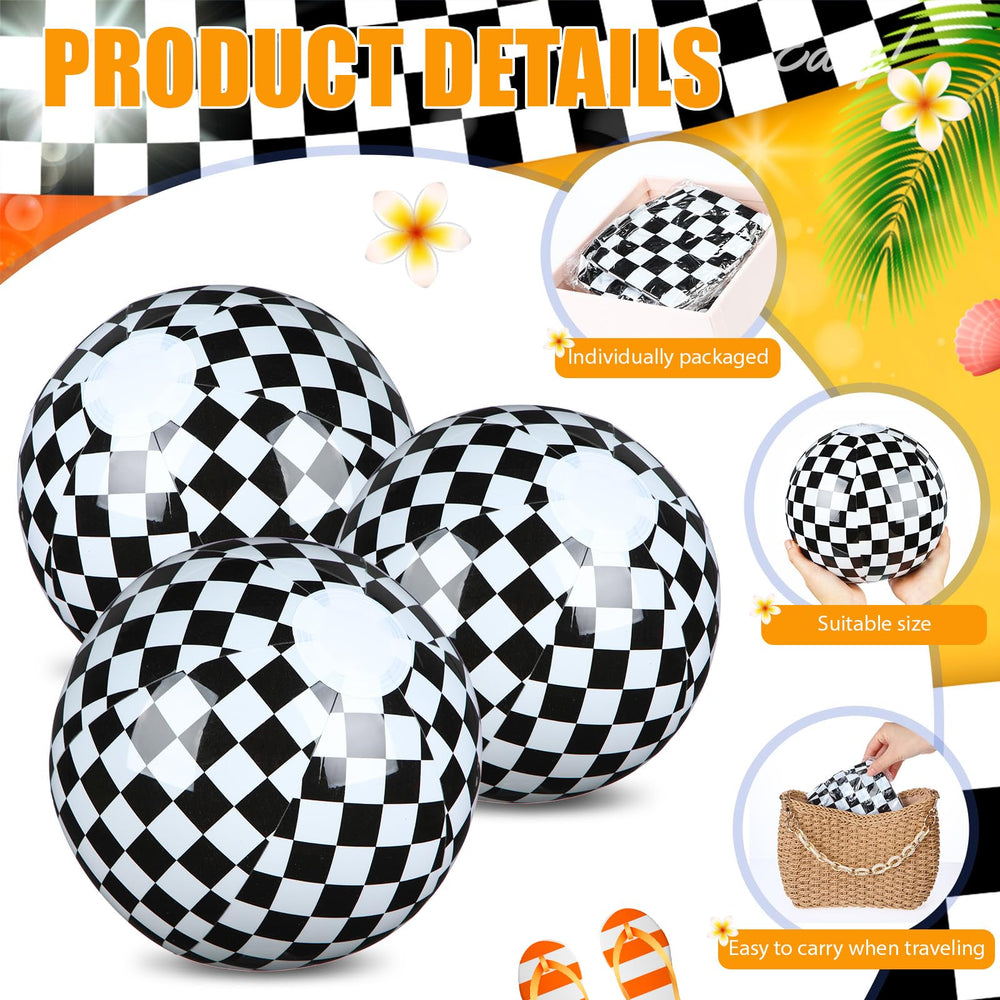 Hollowfly 12-pack beach balls bulk set ideal for pool parties and beach games
