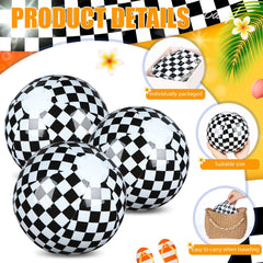 Hollowfly 12-pack beach balls bulk set ideal for pool parties and beach games