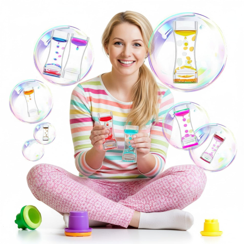 Hollowfly acrylic liquid oil slow-flow design delivers durable, visually engaging sensory play.