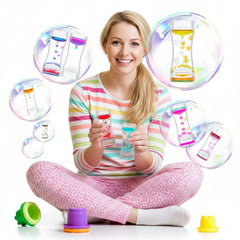 Hollowfly acrylic liquid oil slow-flow design delivers durable, visually engaging sensory play.