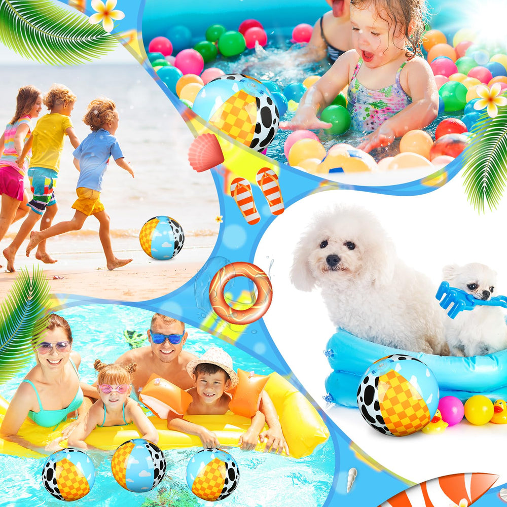 Hollowfly beach ball easy to inflate for quick setup