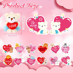 Hollowfly heart card 30 pcs showcases customizable messages for students.