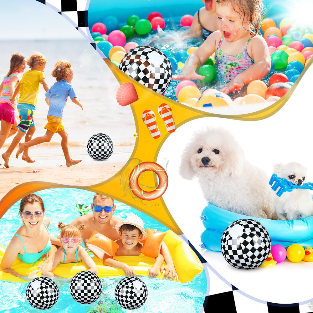 Hollowfly inflated beach ball under sun ready for outdoor fun