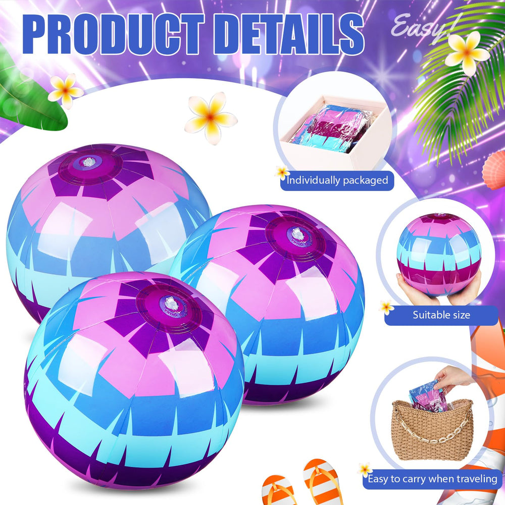 Hollowfly PVC beach ball with playful video game print for outdoor gatherings.