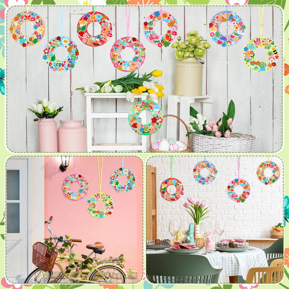 Hollowfly ready-to-hang wreath enables quick display