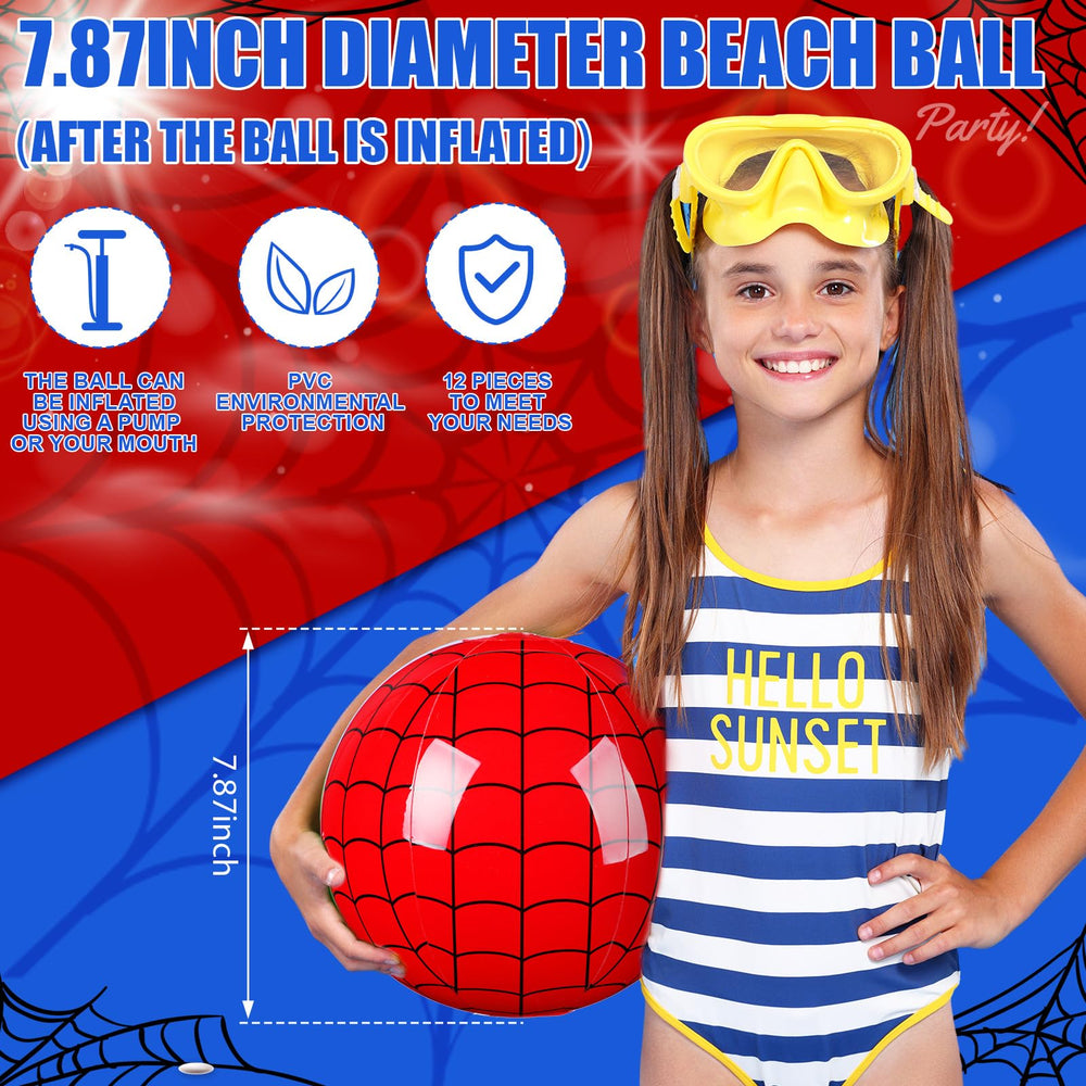 Hollowfly 7.87-inch spider web ball ready for outdoor pool games